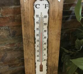 DIY Easy Outdoor Decorative Thermometer