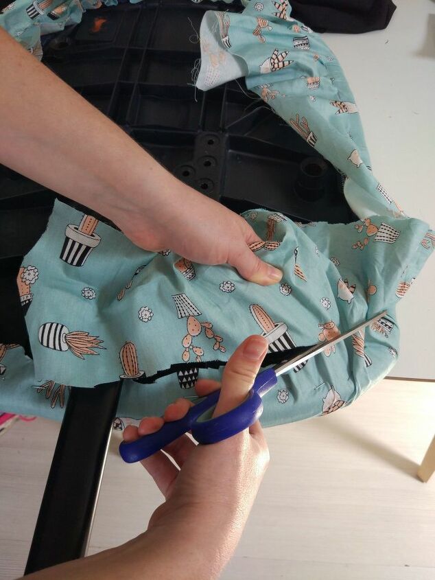 reupholster an office chair