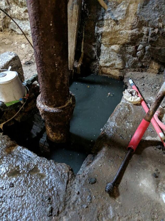 q how do i drain the basement sewer backed up
