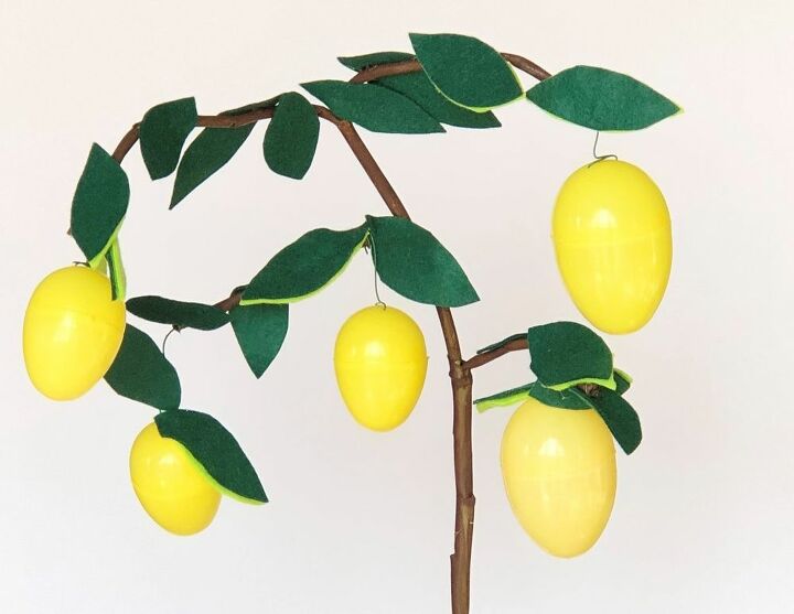 easter egg lemon branch
