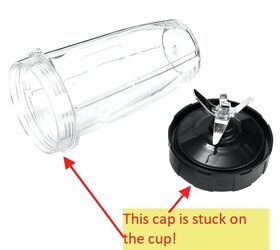 HELP! How do I get my Ninja blender cap to unscrew from the cup?