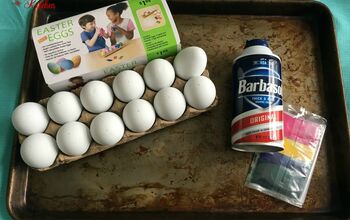 Cómo hacer huevos de Pascua teñidos con crema de afeitar