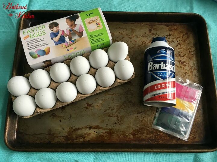 how to make tye dye shaving cream easter eggs