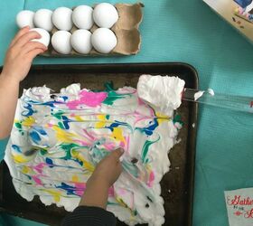 how to make tye dye shaving cream easter eggs