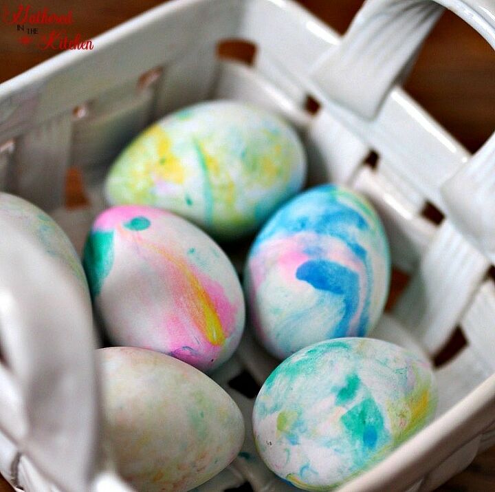 how to make tye dye shaving cream easter eggs