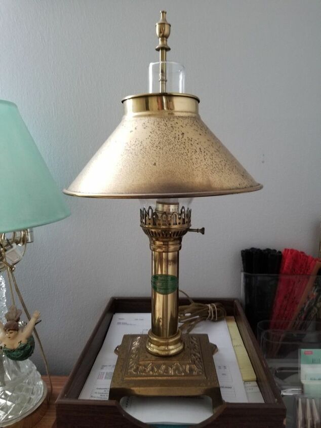 how can i clean this metal lamp