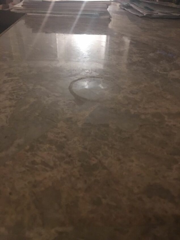 How Do I Get Rid Of Coffee Cup Burns And Deep Scratches On My Marble Hometalk Coffee Cup Burns And Deep Scratches, How To Get Rid Of Scratches On Marble Table
