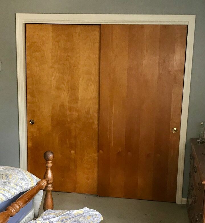 Sliding Closet Doors Makeover, Homemade Sliding Closet Doors