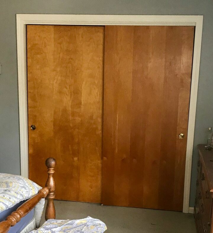 How To Paint A Closet Doors Makeover Diy Hometalk