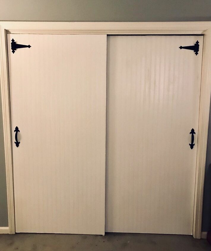 closet doors makeover