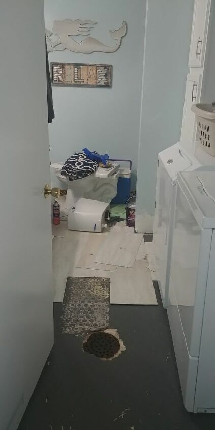 how do we finish our basement laundry room floor