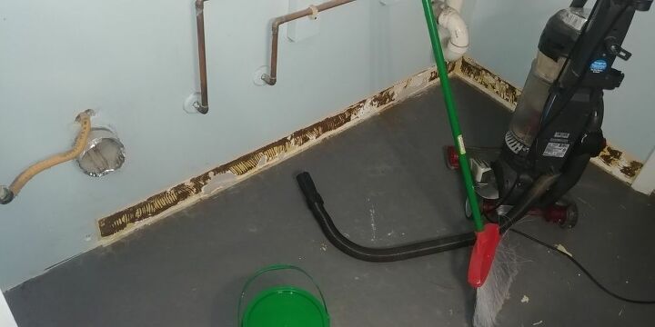 how do we finish our basement laundry room floor