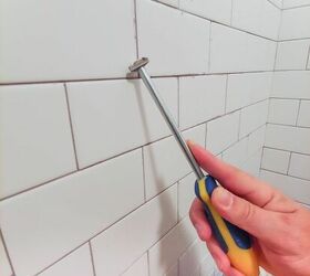 screw into tile