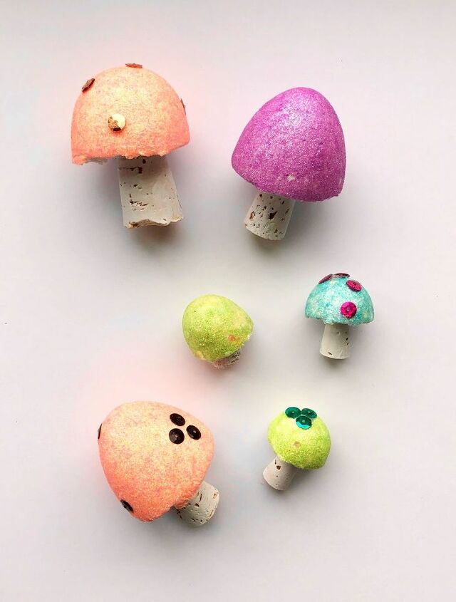 cogumelos de jardim de fadas