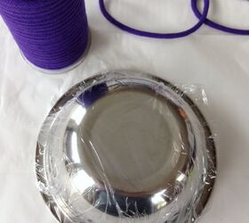 como fazer um vaso de corda decorativo com uma tigela