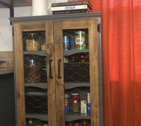 building a drapery pantry cabinet