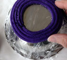 como fazer um vaso de corda decorativo com uma tigela