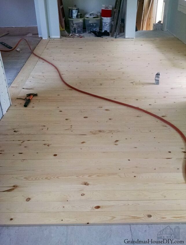 inexpensive wood floor that looks expensive four years later