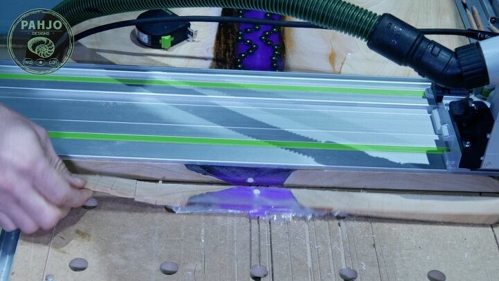 how to embed led strip lights in resin