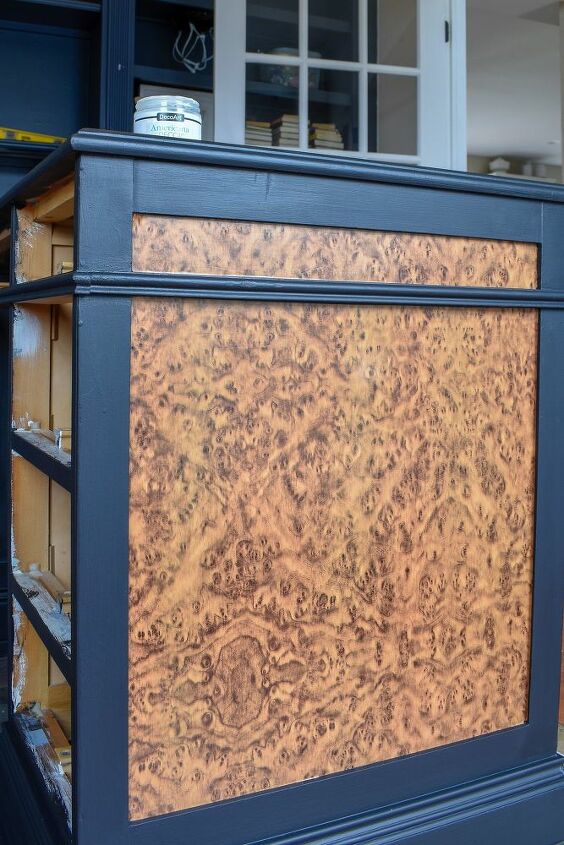 burl wood furniture hack and factory finish paint job you can diy