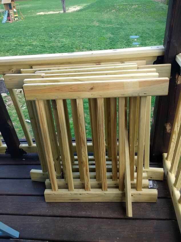 how to repurpose deck railing scraps