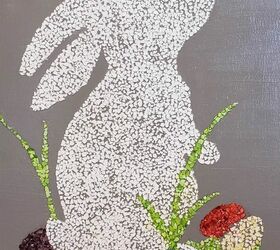 Easy Eggshell Art – Upcycled Easter Bunny Decoration