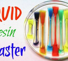 liquid rainbow resin coaster diy