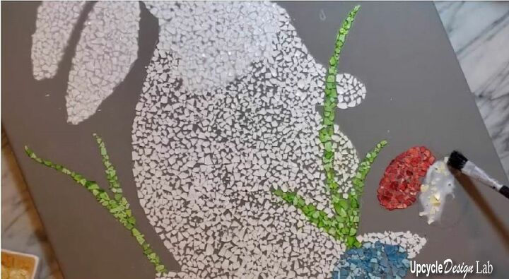 arte fcil con cscara de huevo decoracin reciclada del conejo de pascua