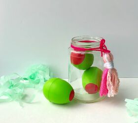 Decoraciones de aceitunas verdes DIY