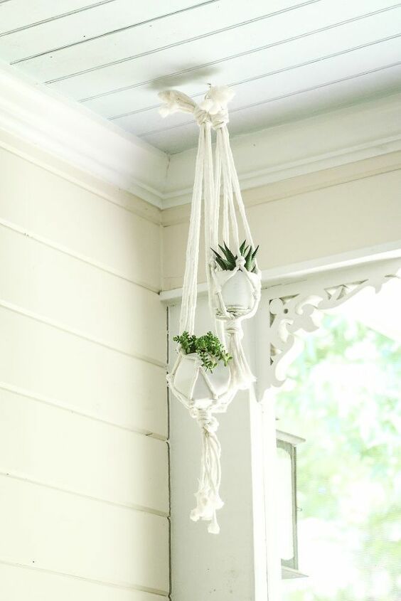colgador de plantas en macram que dar vida a la decoracin de tu hogar