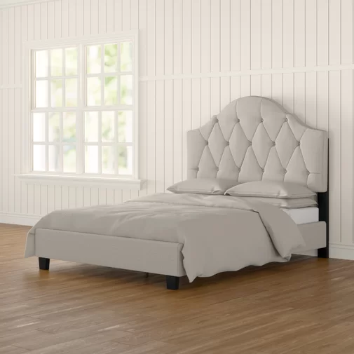 q how to paint a fabric panel bed