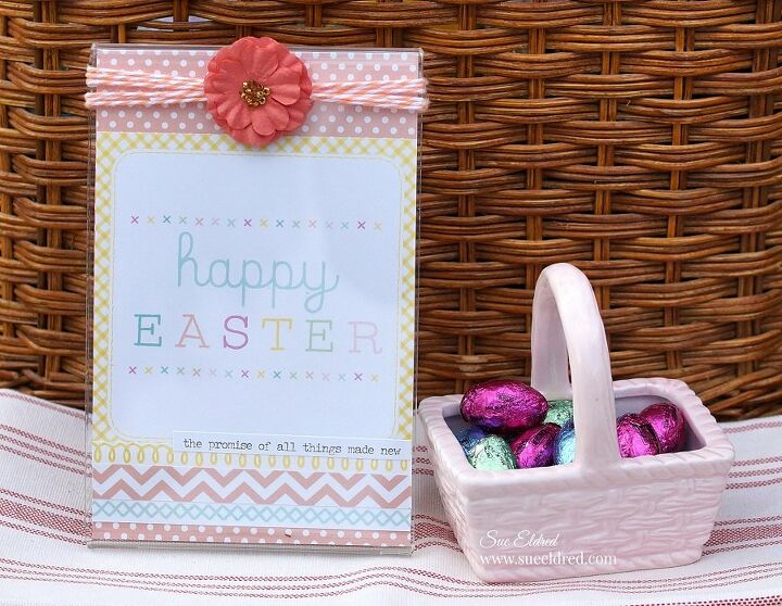 easter tags with xyron and photoplay paper