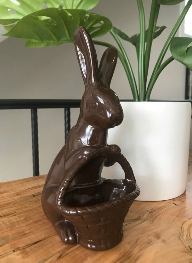 faux chocolate bunny