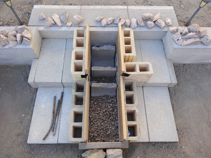 concrete wheelbarrow ramp