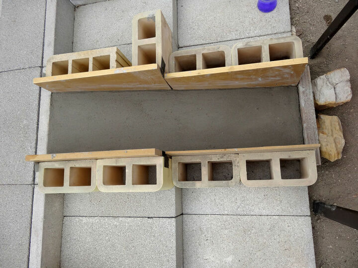 concrete wheelbarrow ramp