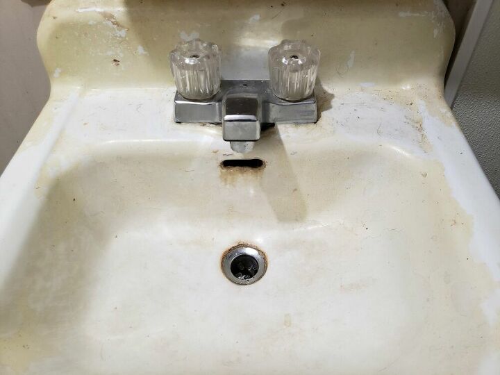 Repurpose A Very Old Bathroom Sink, Old Vanity Sinks