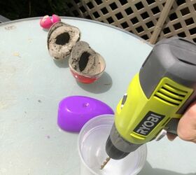 cement candle eggs diy fail candle tins