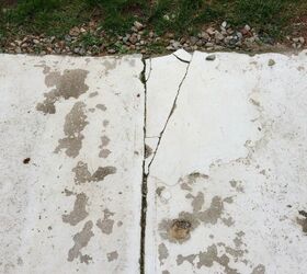 q how do i repair and paint the concrete patio slab in my back yard