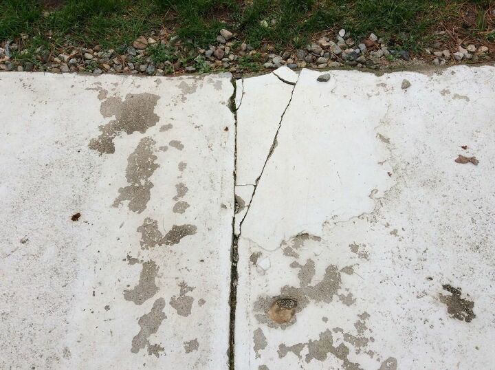 q how do i repair and paint the concrete patio slab in my back yard