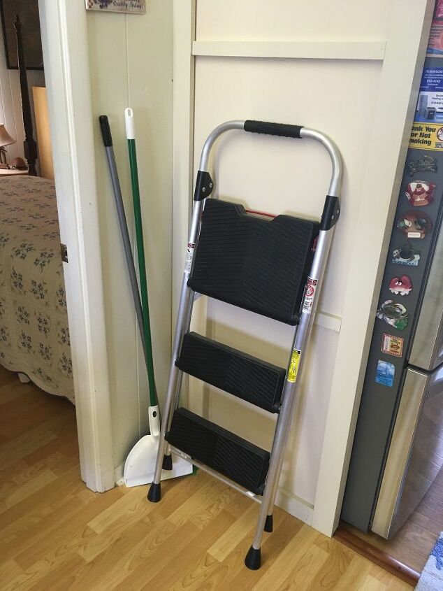 how can i hide my broom and small ladder