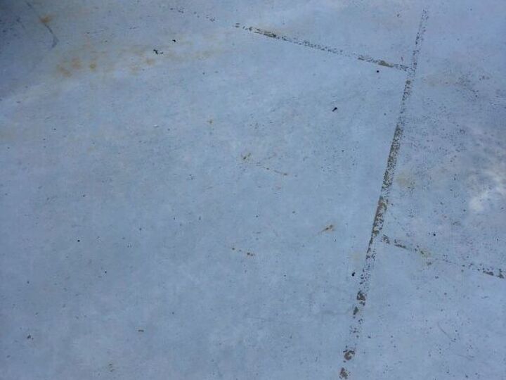 q concrete stain removal