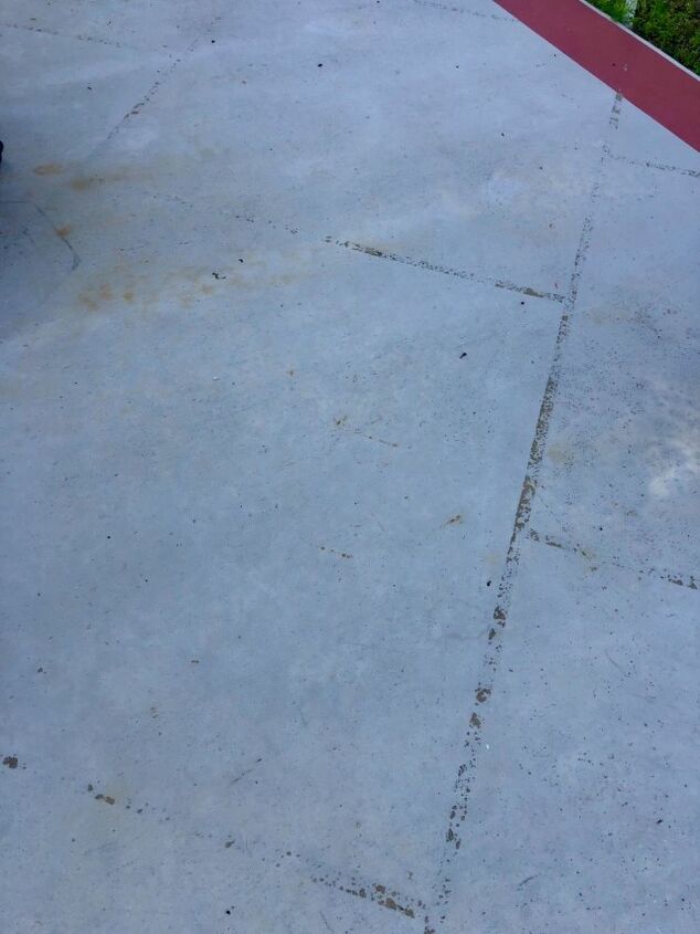 q concrete stain removal