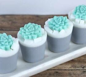 how to make succulent soap with melt and pour soap