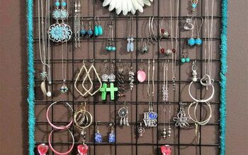 Organizador de joyas colgante de pared DIY