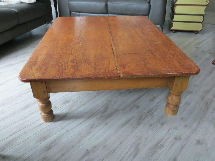q how could i modernize an antique coffee table
