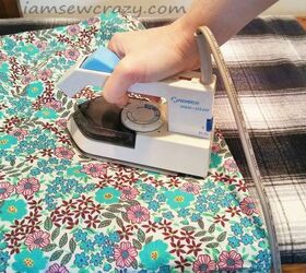diy ironing pad made with a mylar emergency blanket