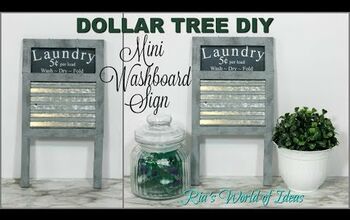 Dollar Tree DIY Washboard Laundry Room Sign