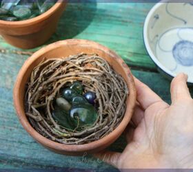 beautiful and easy bird nest ornament