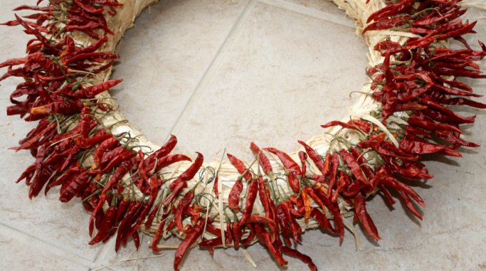 chili pepper wreath