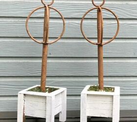 mini topiary upcycle a thrift store find